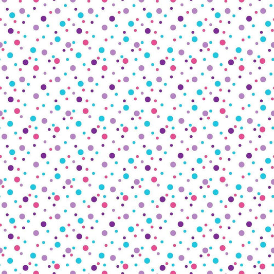Confetti Dots Pattern 14 Quilting Cotton Fabric