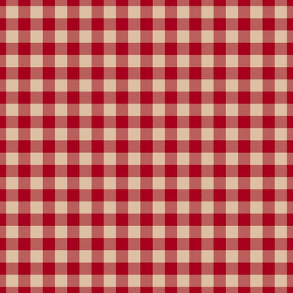 Country Christmas Pattern 6 Quilting Cotton Fabric