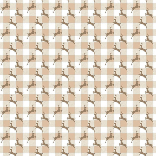 Country Christmas Pattern 13 Quilting Cotton Fabric