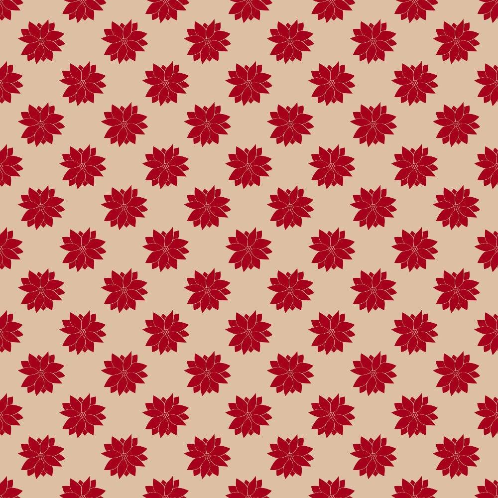 Country Christmas Pattern 15 Quilting Cotton Fabric