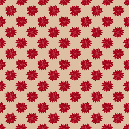 Country Christmas Pattern 15 Quilting Cotton Fabric