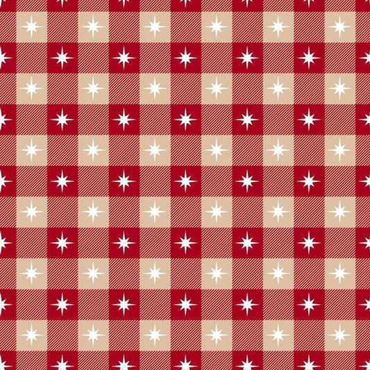 Country Christmas Pattern 18 Quilting Cotton Fabric