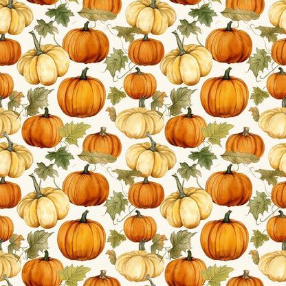 The Pumpkin Patch Pattern 3 Quilting Cotton Fabric