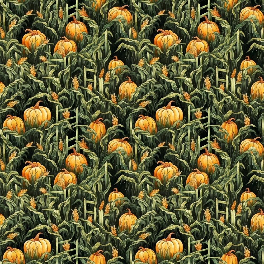 The Pumpkin Patch Pattern 4 Quilting Cotton Fabric
