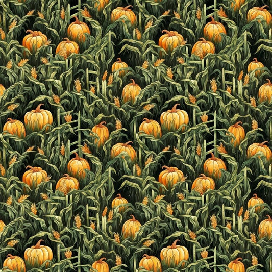 The Pumpkin Patch Pattern 4 Quilting Cotton Fabric