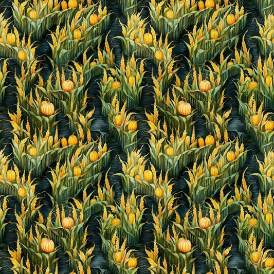 The Pumpkin Patch Pattern 5 Quilting Cotton Fabric
