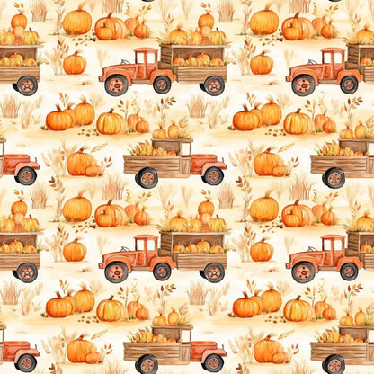 The Pumpkin Patch Pattern 7 Quilting Cotton Fabric