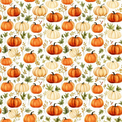 The Pumpkin Patch Pattern 10 Quilting Cotton Fabric
