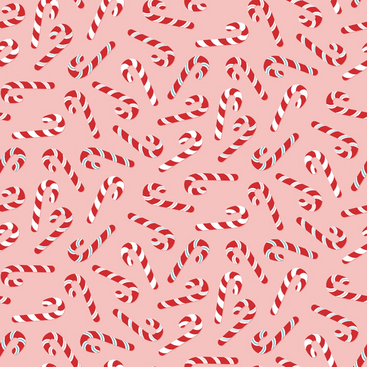 Christmas Treats Candy Pattern 3 Quilting Cotton Fabric