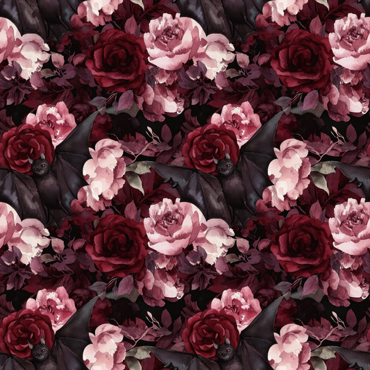 Burgundy in October Pattern 13 Quilting Cotton Fabric