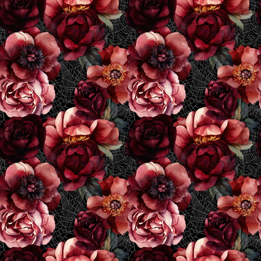 Burgundy in October Pattern 22 Quilting Cotton Fabric