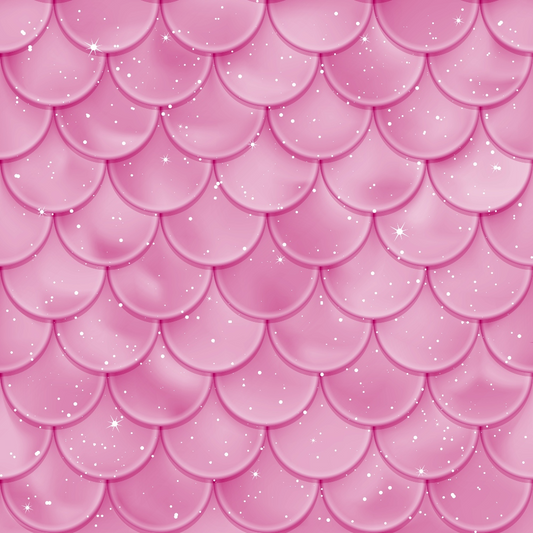 Mermaid Scales Pattern 38 Quilting Cotton Fabric