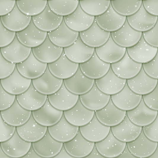 Mermaid Scales Pattern 88 Quilting Cotton Fabric
