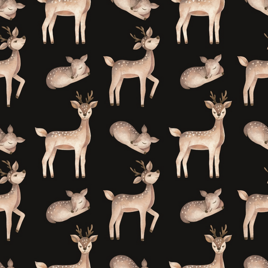 Buffalo Plaid Deer Pattern 7 Quilting Cotton Fabric