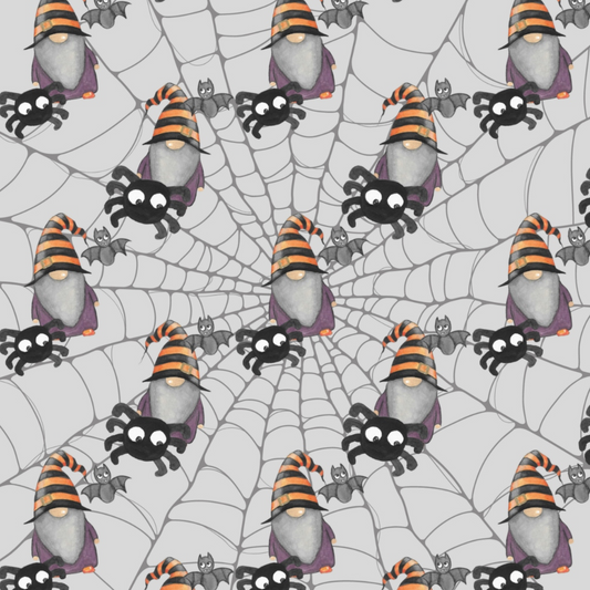Spooky Gnomes Pattern 3 Quilting Cotton Fabric