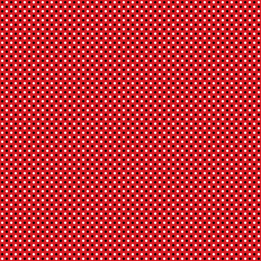 Red Bandana Pattern 2 Quilting Cotton Fabric