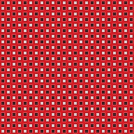 Red Bandana Pattern 4 Quilting Cotton Fabric