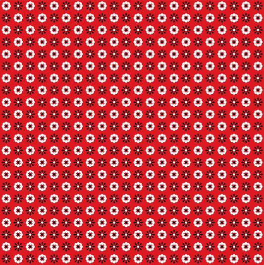Red Bandana Pattern 7 Quilting Cotton Fabric