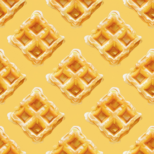 Butter Waffle Pattern 7 Quilting Cotton Fabric