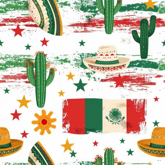 Celebrate Mexico Pattern 6 Quilting Cotton Fabric