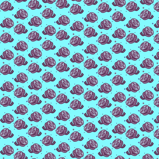 Movie Night Pattern 3 Quilting Cotton Fabric