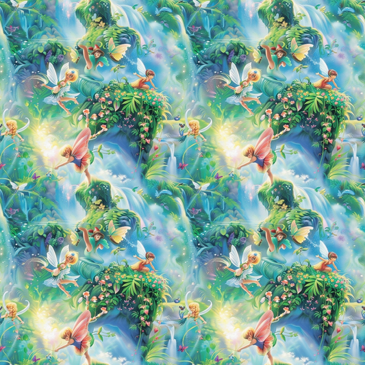 Fairies in the Forest Pattern 9 Quilting Cotton Fabric