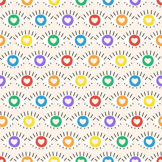 Love is Love Pattern 4 Quilting Cotton Fabric