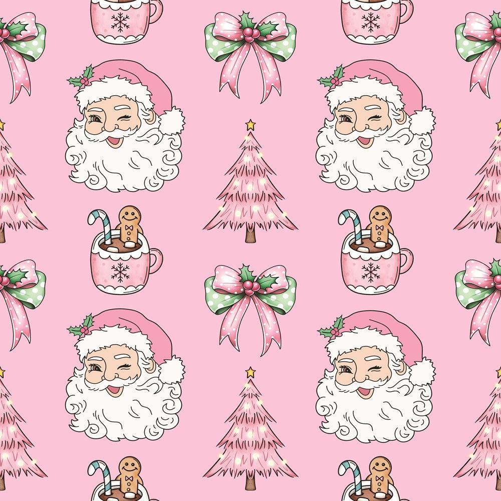 Coquette Christmas Santa Quilting Cotton Fabric