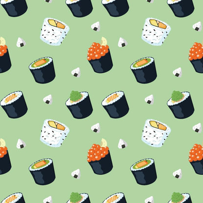My Favorite Sushi Pattern 2 Quilting Cotton Fabric