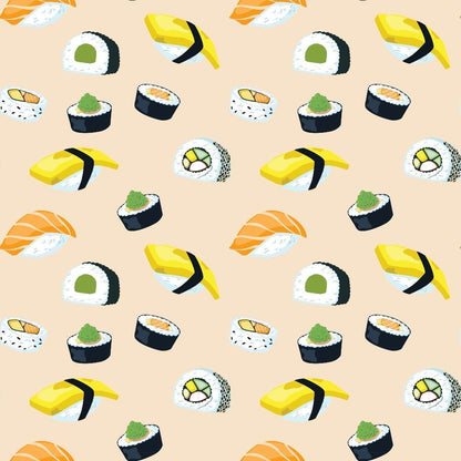 My Favorite Sushi Pattern 4 Quilting Cotton Fabric