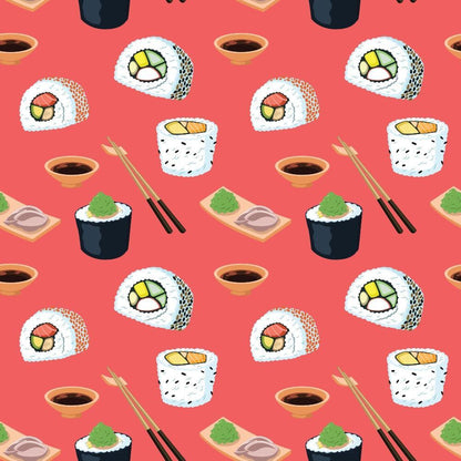 My Favorite Sushi Pattern 6 Quilting Cotton Fabric