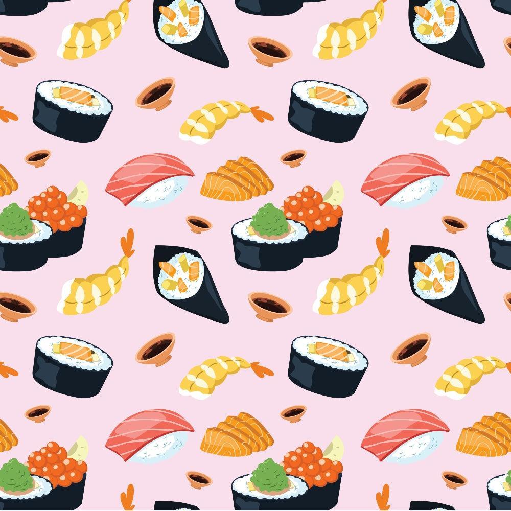 My Favorite Sushi Pattern 9 Quilting Cotton Fabric