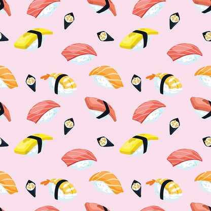My Favorite Sushi Pattern 10 Quilting Cotton Fabric