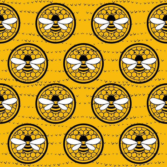 Bumble Bee Pattern 8 Quilting Cotton Fabric