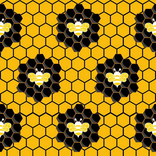 Bumble Bee Pattern 10 Quilting Cotton Fabric