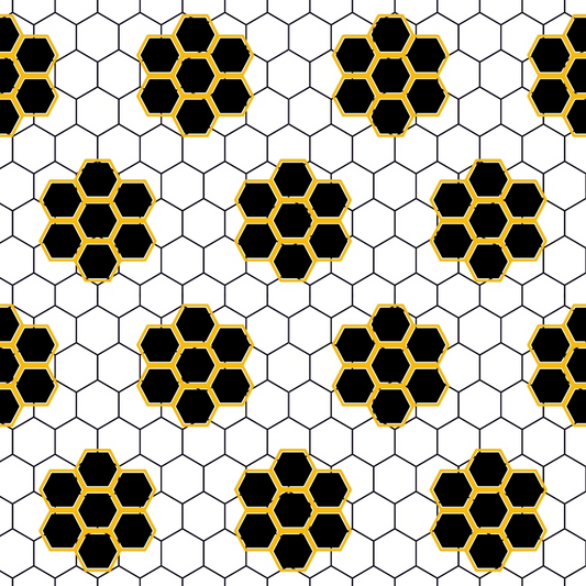 Bumble Bee Pattern 11 Quilting Cotton Fabric