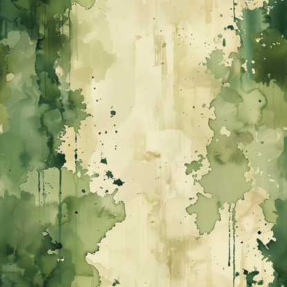 Watercolor Camouflage Grunge Pattern 5 Quilting Cotton Fabric