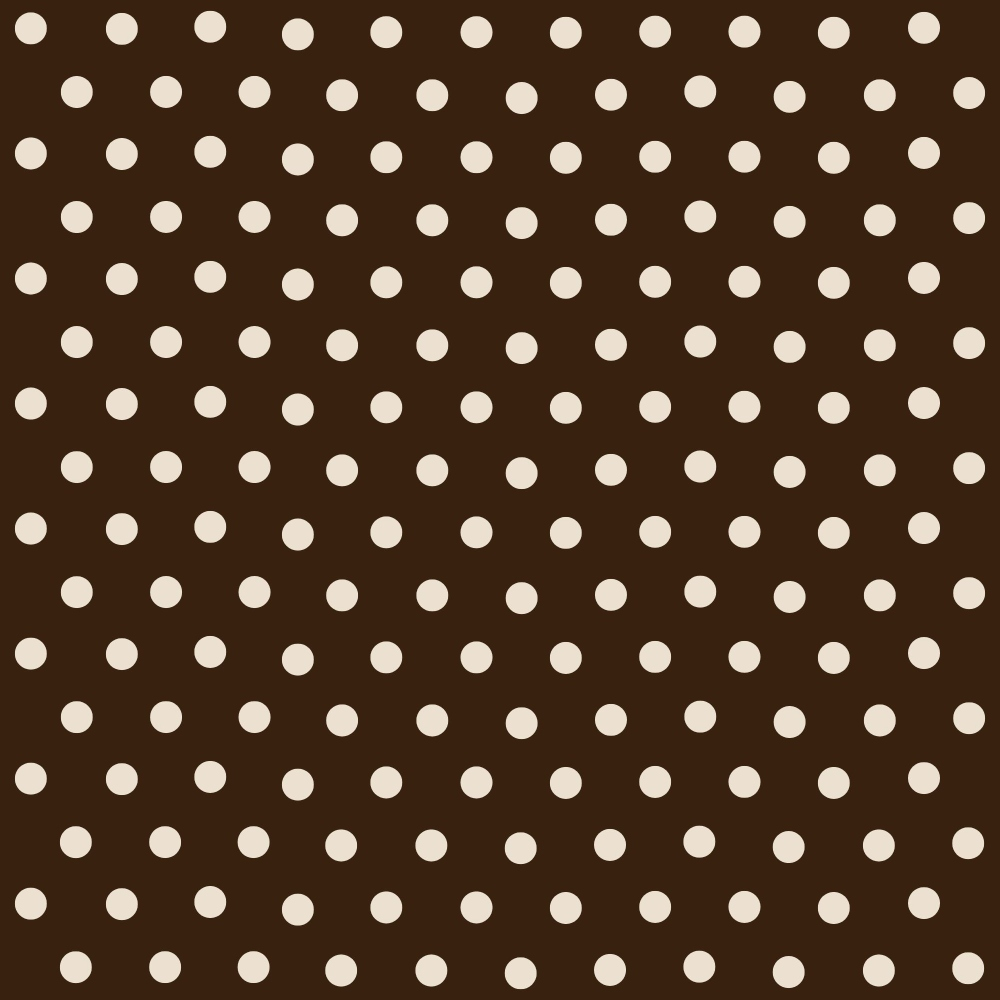 Handdrawn Coffee Brown Pattern 2 Quilting Cotton Fabric