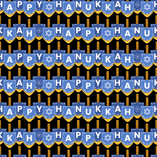 Happy Festival of Lights Pattern 8 Quilting Cotton Fabric