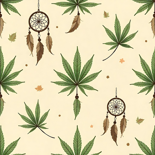 Southwestern Cannabis Pattern 11 Quilting Cotton Fabric
