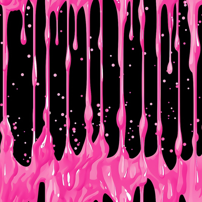 Dripping Pink Liquid Pattern 4 Quilting Cotton Fabric