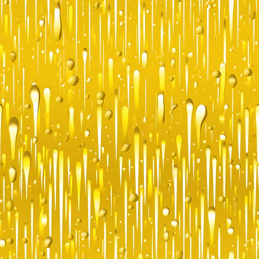 Dripping Yellow Liquid Pattern 4 Quilting Cotton Fabric