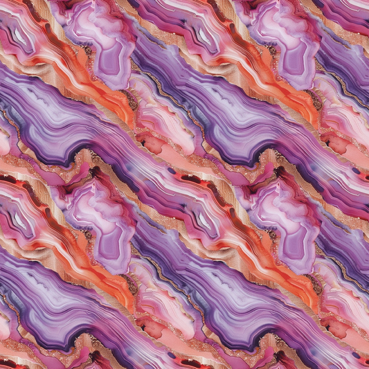 Agate Gemstones Pattern 10 Quilting Cotton Fabric