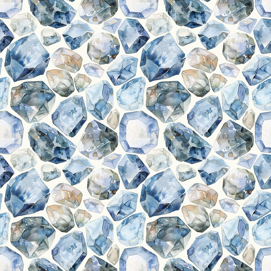 Diamond Gemstones Pattern 6 Quilting Cotton Fabric