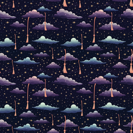 Spooky Season Pattern 28 Quilting Cotton Fabric