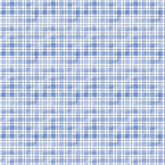 Watercolor Lumberjack Plaid Pattern 25 Quilting Cotton Fabric
