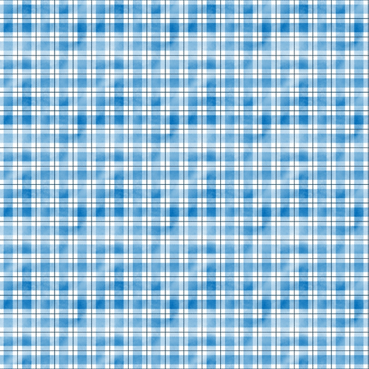 Watercolor Lumberjack Plaid Pattern 29 Quilting Cotton Fabric