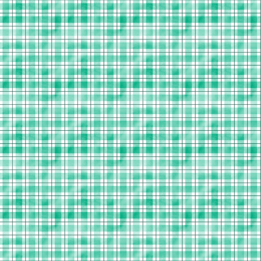 Watercolor Lumberjack Plaid Pattern 34 Quilting Cotton Fabric
