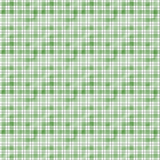 Watercolor Lumberjack Plaid Pattern 38 Quilting Cotton Fabric