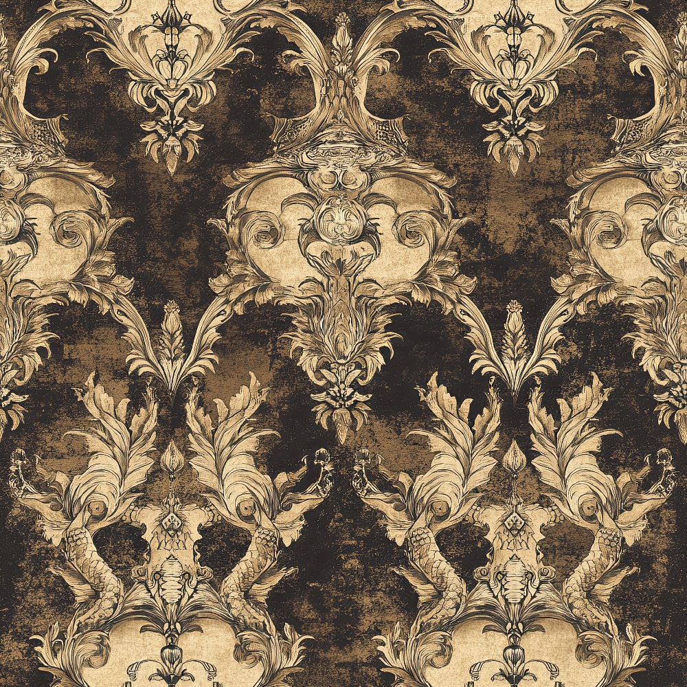 Draconian Royale Pattern 1 Quilting Cotton Fabric